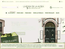 Tablet Screenshot of lacasadelaaldea.com